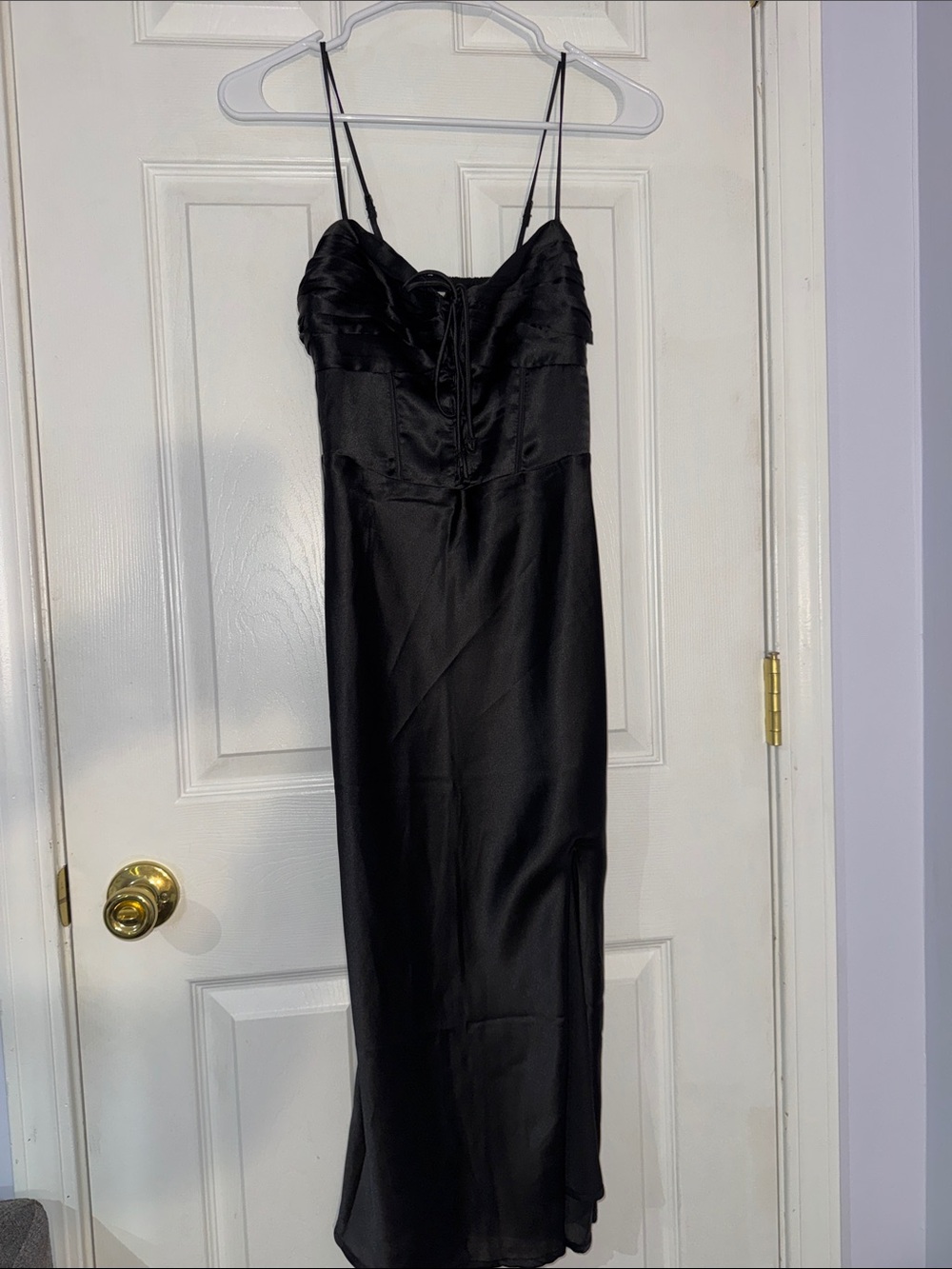 Hollister Black Long Stain Dress XS